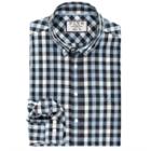 Thomas Pink Jeffers Check Classic Fit Button Cuff Shirt Blue/black