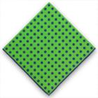 Thomas Pink Spot Handkerchief Green/navy