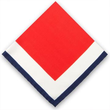 Thomas Pink Multi Square Pocket Square Red/multi