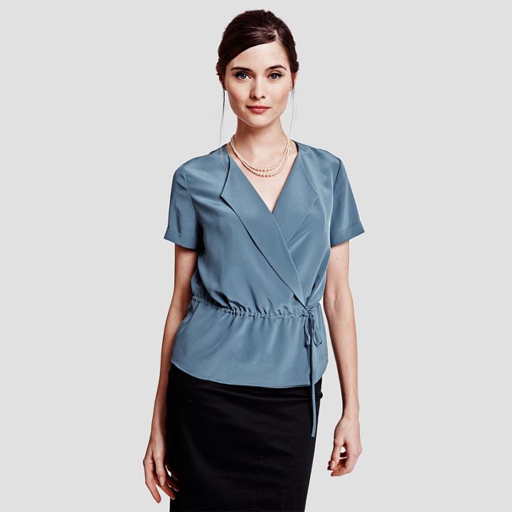 Thomas Pink Vanessa Shirt Seas Grey/plain
