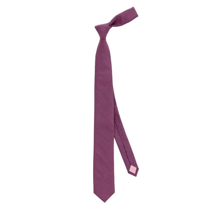 Thomas Pink Godfrey Texture Skinny Tie Deep Pink/green