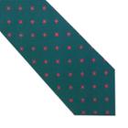 Thomas Pink Ellesmere Flower Woven Tie Green/red