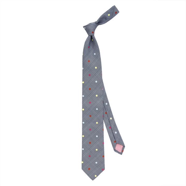 Thomas Pink Thomson Check Woven Tie Blue/pink