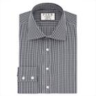 Thomas Pink Livingston Check Athletic Fit Button Cuff Shirt White/navy