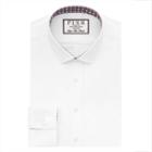 Thomas Pink Sanders Plain Super Slim Fit Button Cuff Shirt White/navy