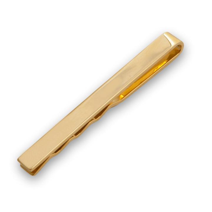 Thomas Pink Gold Tie Bar Gold