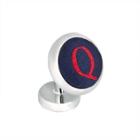 Thomas Pink Q Alphabet Cufflink - Sold Individually Navy/red