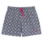 Thomas Pink Nicholson Swim Shorts Navy/white