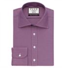 Thomas Pink Donowell Texture Slim Fit Button Cuff Shirt Navy/red