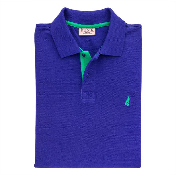 Thomas Pink Brandon Plain Polo Shirt Blue/green