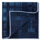 Thomas Pink Tenterden Print Pocket Square Blue/navy