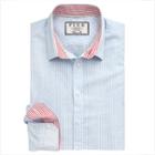 Thomas Pink Hammond Stripe Classic Fit Button Cuff Shirt Blue/white