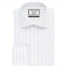 Thomas Pink Edward Check Slim Fit Button Cuff Shirt White/sky