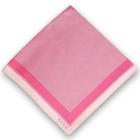 Thomas Pink Pinpoint Spot Silk Pocket Square Pink