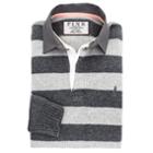 Thomas Pink Stanford Rugby Jersey Pale Grey/grey