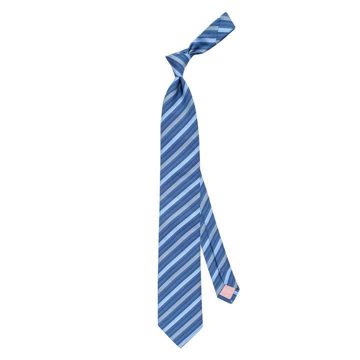 Thomas Pink Heston Stripe Woven Tie Pale Blue/blue