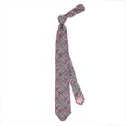 Thomas Pink Haldane Check Woven Tie Navy/red