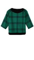 Evergreen Plaid Top