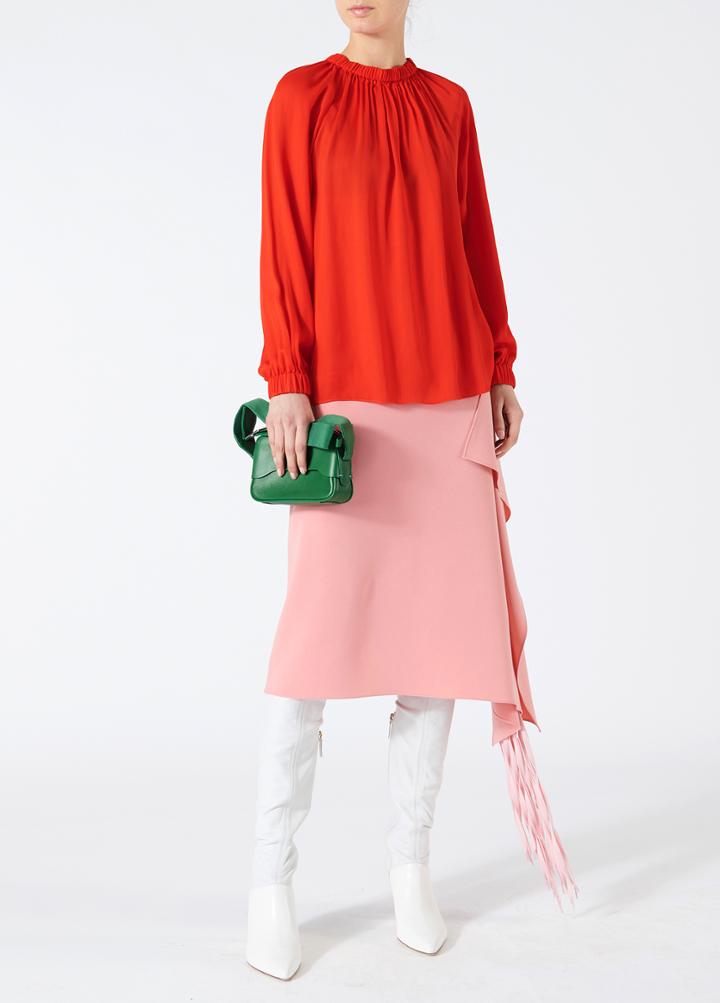 Triacetate Fringe Skirt