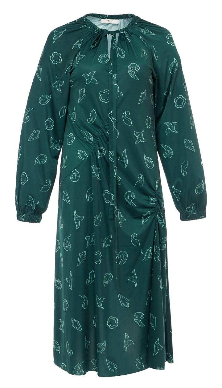 Remi Jersey Shirred Long Dress