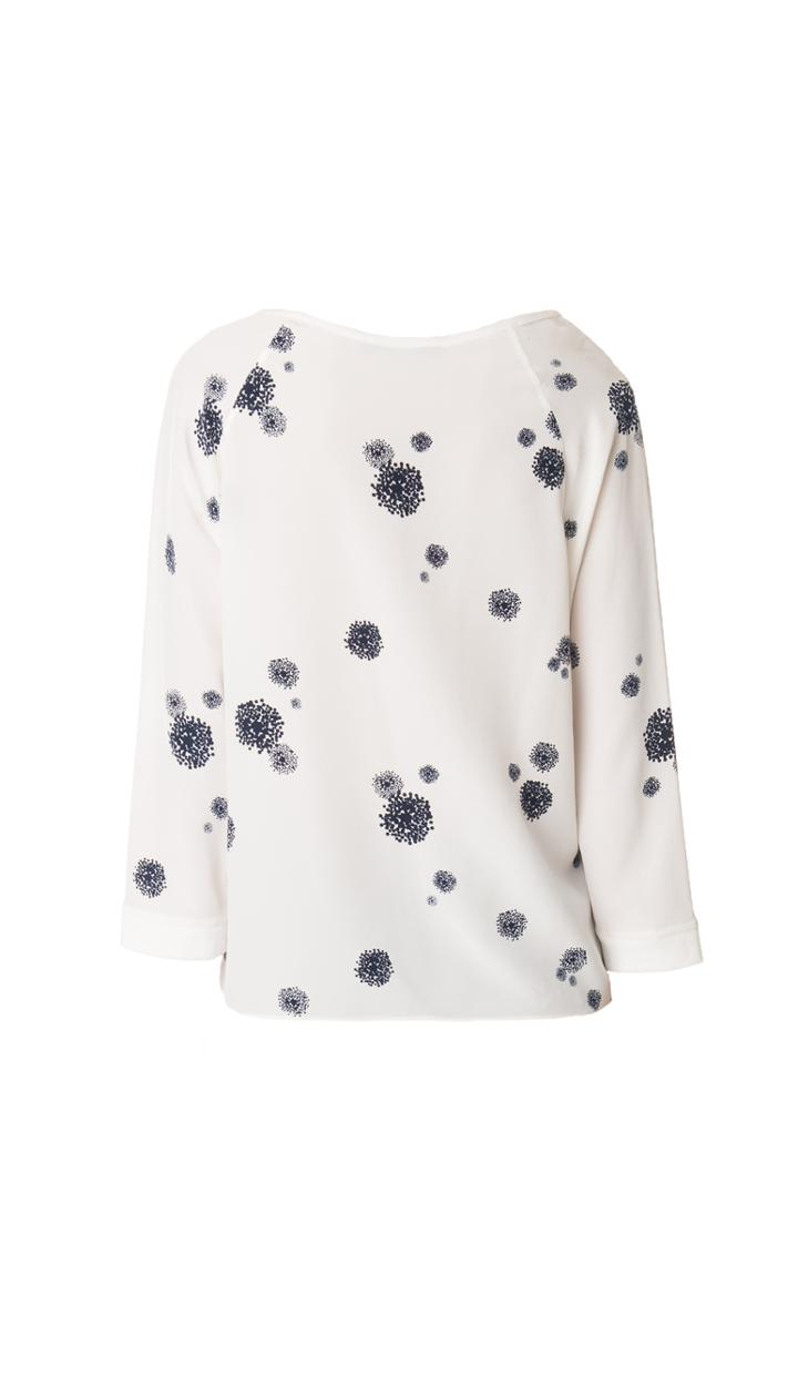 Cluster Dot Print Sweatshirt