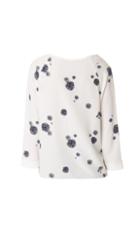 Cluster Dot Print Sweatshirt