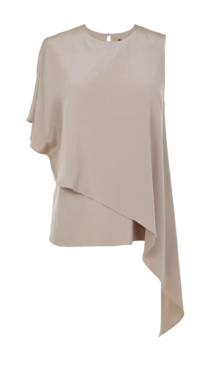 Silk Asymmetrical Top