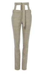 Cooper Silk Wool Pants With Removable Corset Belt