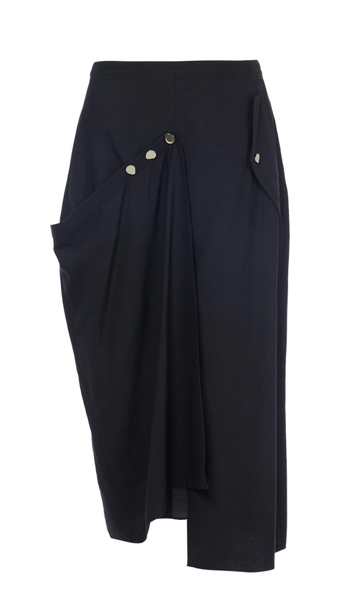 Asymmetrical Flap Skirt