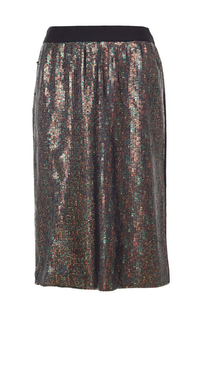 All Over Sequins Skirt