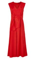 Stretch Faille Colette Tie Jumpsuit