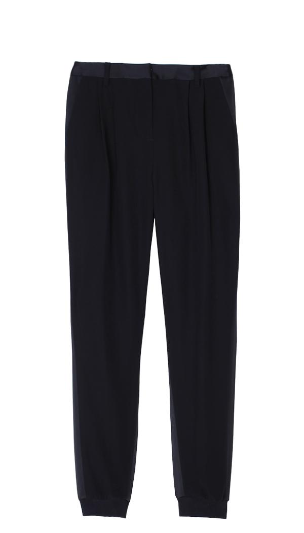 Satin Pleated Jogging Pant