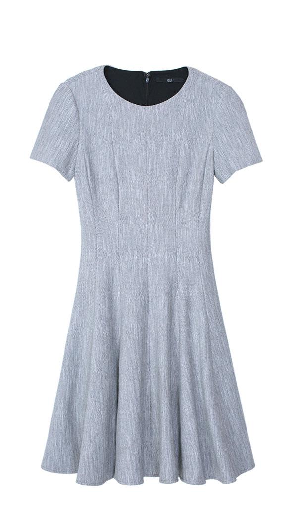 Daria Herringbone Dress