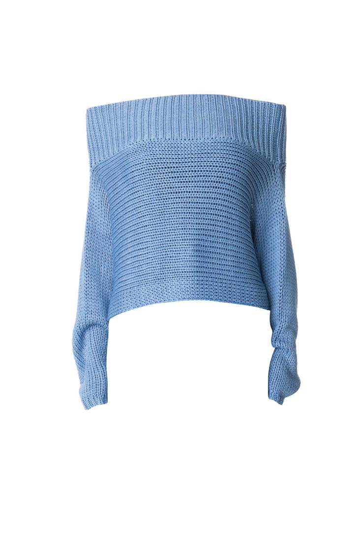 Neo Silk Oversized Cropped Pullover