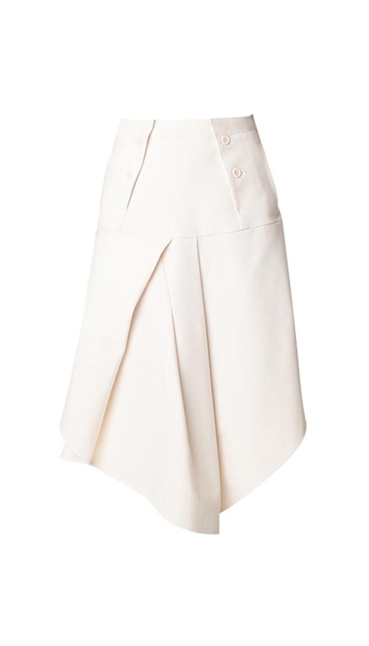 Anson Stretch Draped Skirt