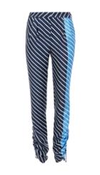 Delphina Stripe Shirred Pleat Pants