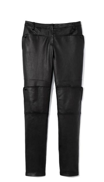 Leather Paneled Pant