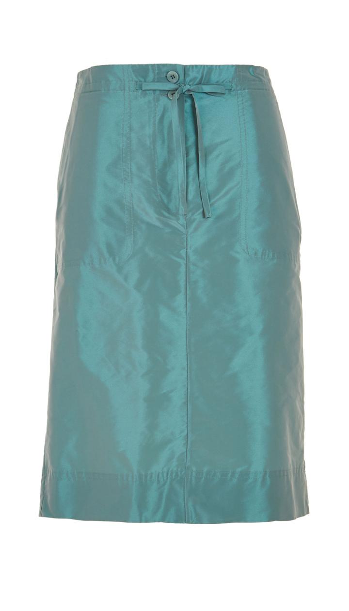 Penna Taffeta Relaxed Cargo Skirt