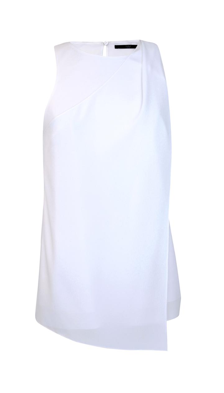 Savanna Crepe Sleeveless Wrap Top