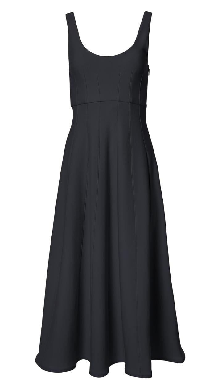 Corset Knit Structured Dress