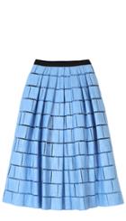 Raffia Patchwork Full Skirt