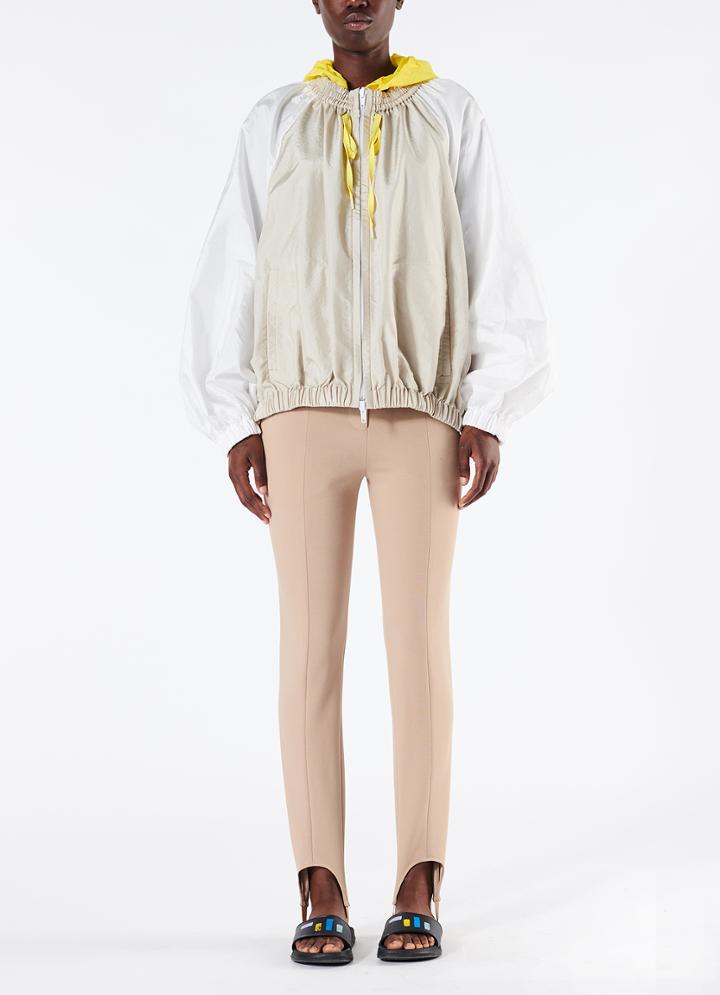 Nylon Anorak With Removable Hood