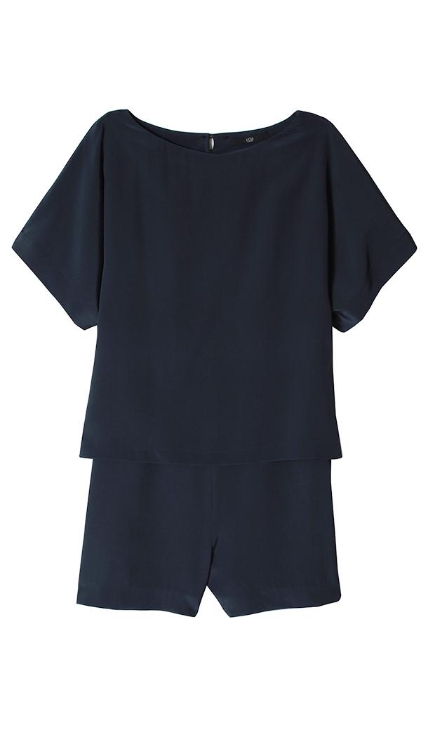 Silk Cape Jumpsuit