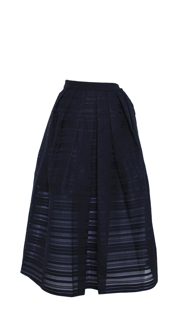 Ribbon Organza Full Skirt