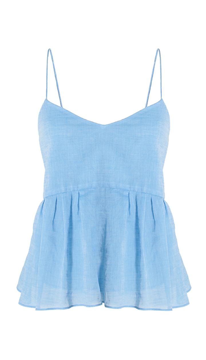 Summer Space Dyed Ruffle Cami
