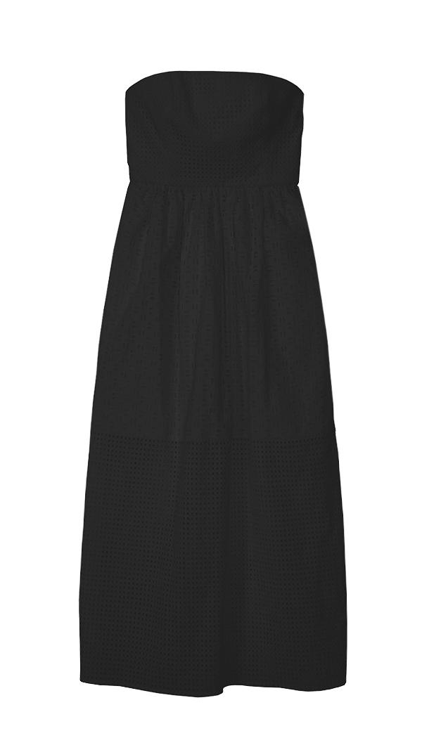 Kat Eyelet Strapless Dress