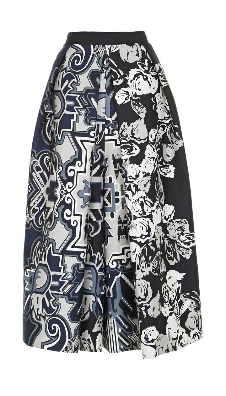 Floral Tapestry Print Culottes