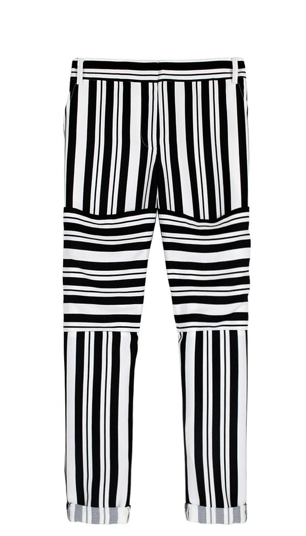 Summer Stripe Cuffed Pant