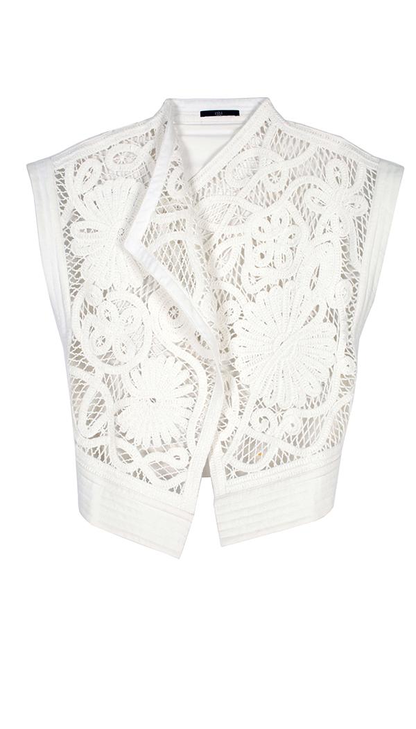 Mateo Crochet Moto Vest