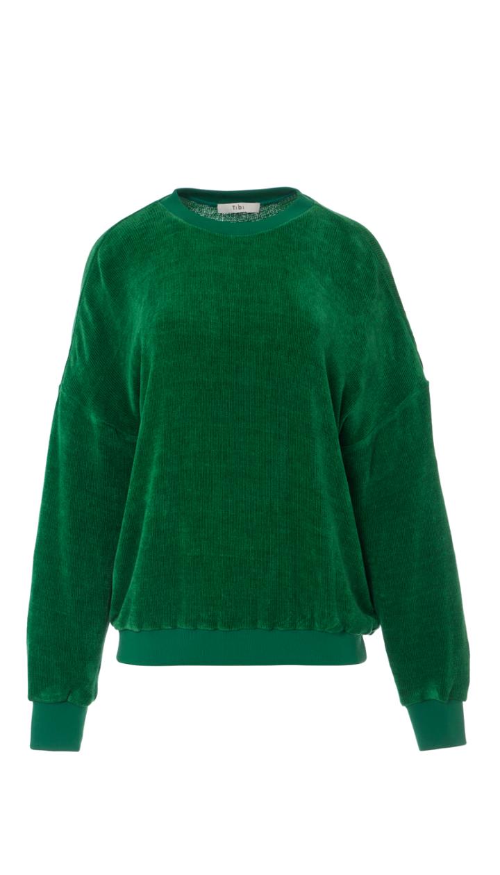 Viscose Chenille Sweatshirt